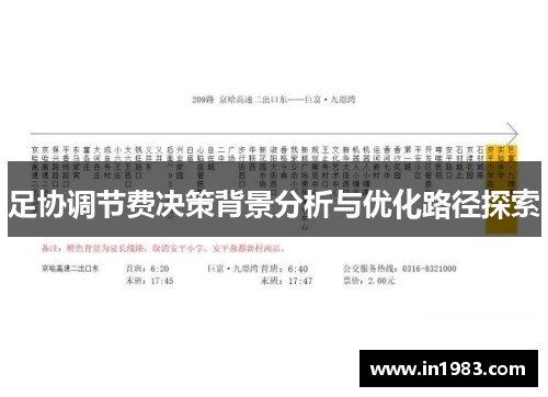 足协调节费决策背景分析与优化路径探索